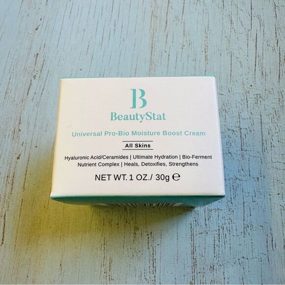 BEAUTY STAT INIVERSAL PRO-BIO MOISTURE BOOST CREAM  1 OZ  NEW IN BOX - Picture 1 of 3